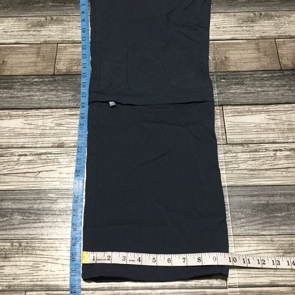 Little Donkey Andy Cargo Convertible Hiking Pants Men’s XXL Gray Blue - Picture 2 of 10